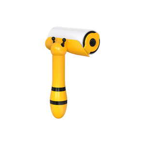 Rouleau anti-poils pour animaux de compagnie, éliminateur de poils de chat, brosse manuelle portable en ABS pour vêtements, style simple, cadeau bien-être - Product Image 1
