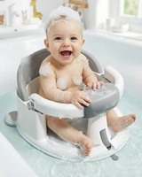 Siège de bain multifonctionnel 3 en 1 pour bébé, chaise de jeu au sol et siège roulant pour tout-petit