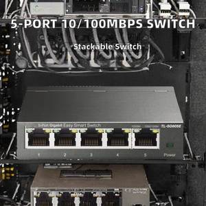 Switch de Acceso Ethernet HiOSO de 5 Puertos, 10/100 Mbps, Administrado/Sin Administración, Apilable, Capacidad de 12G - Product Image 2