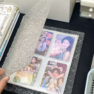 Álbum de Fotos Acrílico A5/A7 Cristal 4 Cuadrículas para Kpop Photocards, 20 Páginas, Cubierta de Ondas de Agua de Alta Transparencia Libro Kpop - Product Image 4