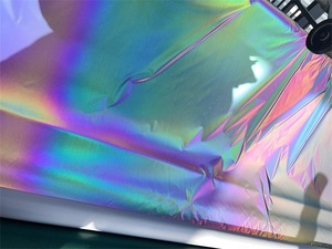 Warna-warni sihir reflektif holografik gradien kain nilon Lightsgo kain LG-G015 - Product Image 5