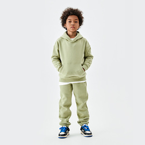 Ensemble Confortable pour Enfants – Collection Automne-Hiver <span class=keywords><strong>Merlot</strong></span> – Ensemble Sweat à Capuche et Pull pour Bébé – Manches Longues Printemps 350G – Ensemble Garçons et Filles - Product Image 6