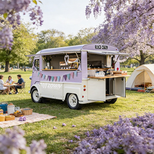 Fully Equipped Electric Fiberglass Stainless Steel Ice Cream Hotdog <b>Chips</b> Snack Multifunctional Mobile Food Trailer Food - Product Image 1