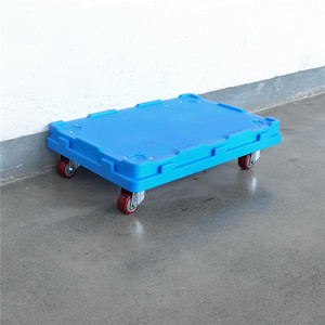 Plastic Material Heavy Duty Platform <strong>Moving</strong> Tools <strong>Moving</strong> Crate Trolley <strong>Moving</strong> <strong>Dolly</strong> Turtle-shaped Flatbed Pushcart - Product Image 1