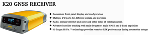 Hot Selling <span class=keywords><strong>Survey</strong></span> Instrumenten Hi-Target K20 Gps Gnss Trimble Rtk Drone Receiver Muti-Gnss Multi-Frequency Gps Voor Scheepsgebruik - Product Image 4
