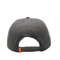 Gorra de Béisbol Personalizada con Parche de PVC, Visera Plana, Cierre a Presión, Perforada con Láser, Transpirable, Estructurada de 6 Paneles, Venta al Por Mayor OEM