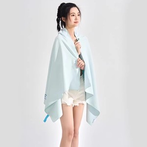 Serviette de plage rectangulaire en microfibre à séchage rapide 200g 300g, absorbante, pour la natation, le fitness et l'hôtellerie - Product Image 3