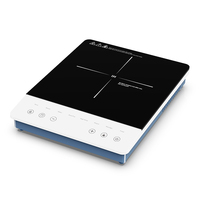 Cuisinière à induction haute puissance 2000W, cuisinière électrique portable, chauffage rapide, contrôle tactile, minuterie