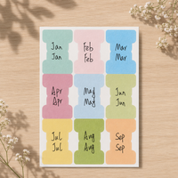 Marcadores de Índice Estéticos Morandi con Superficie para Escribir, Marcadores de Página Plegables para Bullet Journal y Planificador