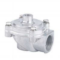 Fabrication RCAC25T4012 Valve à impulsion de contrôle d'air à membrane pneumatique en alliage d'aluminium 1 pouce