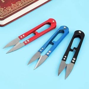 Embroidery <b>Scissors</b> Stainless Steel Zinc Alloy Handle U Shape For <b>Sewing</b> Cross Stitch Crafting Cutting Thread Wire - Product Image 1