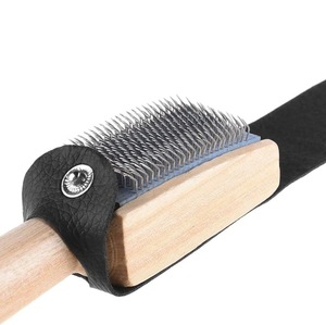 <span class=keywords><strong>Brosse</strong></span> à chaussures de danse en métal tressé avec manche en bois durable - Product Image 5