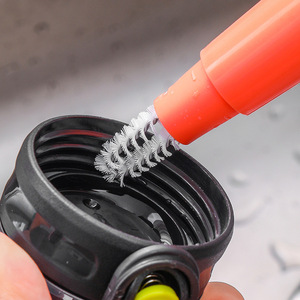 EVEFU Brosse à tasses trois-en-un, brosse à éponge multifonctionnelle à long manche détachable, brosse de nettoyage pour couvercles de tasses, brosse pour sucettes - Product Image 3