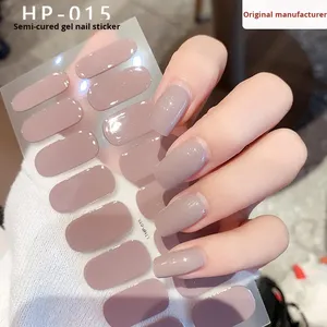Nuevo Adhesivo 3D UV para Uñas, Semi-Curado, Fototerapia, Impermeable, Estilo Helado, Gel para Arte de Uñas, Uñas Artificiales Prensadas, No Tóxico - Product Image 2