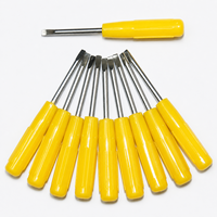 Mini tournevis droit 45 mm à tête cruciforme, tige en acier au carbone, manche en PP, outil de réparation pour l'électronique