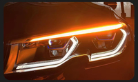 Conjunto de Faros Delanteros LED de Doble Haz Compatibles con 12V para BMW G20 2019-2021 320i 330i, Faros de Señalización