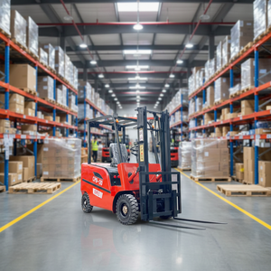 מלגזה חשמלית מלאה 3 טון, מעביר משטחים, הזזת צד, מחסן, מסעדה, ג'יצ'ואן, מלגזת סוללה 6 מטר - Product Image 3