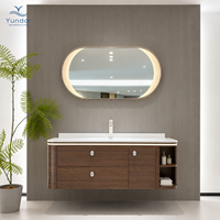 Ensemble de meubles de salle de bain en bois de 100 cm Y50124