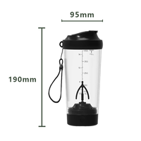 Mug électrique auto-mélangeur portable 530 ml, en Tritan, avec mélangeur magnétique automatique, bouteille shaker pour protéines de sport avec couvercle