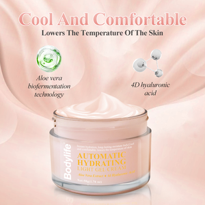 有機アロエベラヒアルロン酸クリーム保湿成分を含んで肌の水分フェイスクリームを補充 - Product Image 3