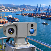 Caméra PTZ HD de surveillance maritime robuste à longue portée multi-capteurs thermiques pour la surveillance côtière