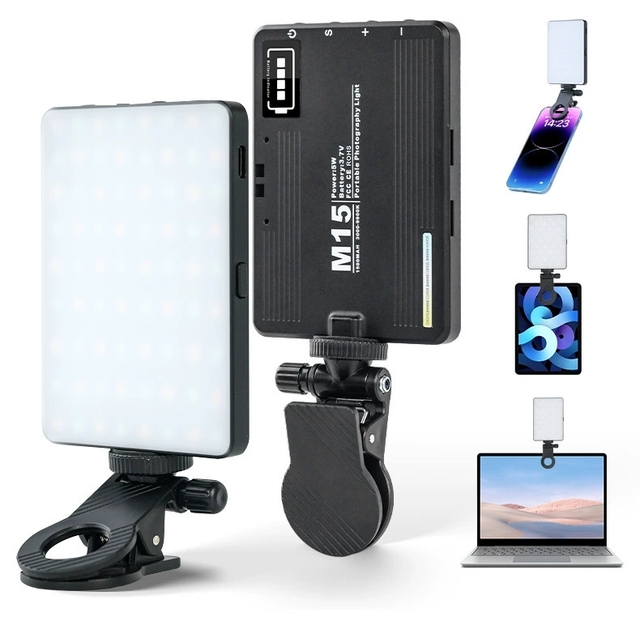M15 Mobile Phone LED Flash Light for Live Streaming & Vlogging-External Lighting Lamp