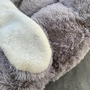 IDOTEX luxe 4 pièces ensemble de literie nouveau <span class=keywords><strong>rose</strong></span> Boho imprimé oreillers couette avec oreilles de <span class=keywords><strong>lapin</strong></span> en peluche moelleux luxe couette couvre - Product Image 3