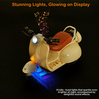 Petit jouet pour animaux de compagnie Hamster jouets Mini Scooter électrique rotatif moto Hamster moto pour cochon d'inde oiseau poupée