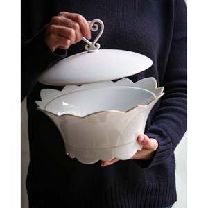 Zuppiera Porcellana Limoges J.L Coquet Mod Samoa 29x21cm - Product Image 2