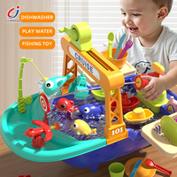Ensemble de jouets aquatiques créatifs Chengji DIY : Bateaux de simulation en plastique pour activités estivales en intérieur et en extérieur, table d'eau et petits jouets aquatiques pour poissons