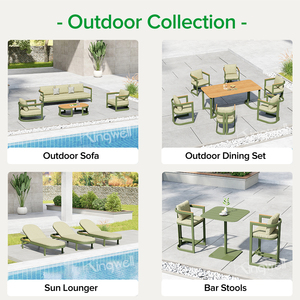 Ensemble <span class=keywords><strong>de</strong></span> canapés <span class=keywords><strong>de</strong></span> <span class=keywords><strong>jardin</strong></span> d'extérieur modernes <span class=keywords><strong>de</strong></span> luxe en aluminium en forme <span class=keywords><strong>de</strong></span> L pour <span class=keywords><strong>salon</strong></span> ou hôtel avec bois - Product Image 2