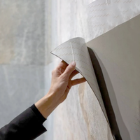 Revêtement mural en céramique légère ignifuge au design moderne, nouveau matériau, feuilles de placage en pierre souple, antibactérien