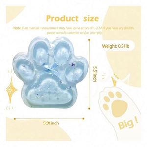 Jumbo 20cm Large Slow Rising Eco-friendly TPR Squishy Ball Sensory <b>Fidget</b> Stress Toy for Adults Kids Anxiety Relief <b>Pack</b> Bag - Product Image 3