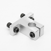 Support de Support de Support d'arbre linéaire de vente directe d'usine support de roulement de barre d'alésage 8-60mm pièces en aluminium usinées CNC