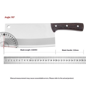 Cuchillo <span class=keywords><strong>de</strong></span> <span class=keywords><strong>Cocina</strong></span> Longquan Yangjiang, Acero al Manganeso Forjado Serie 4Cr, Uso Doméstico, Ultra Afilado, para Cortar Carne, Rebanar y Picar - Product Image 4