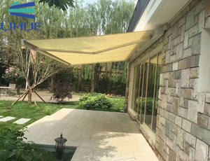 Auvent latéral rétractable automatique de pare-soleil d'extérieur/auvent roulant en aluminium auvent de porte Auvent - Product Image 6