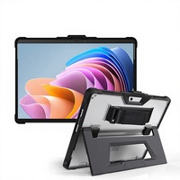 Étui pour Surface Pro9/10/11, tablette et clavier antichoc avec support, housse de protection pouvant être tenue à la main avec emplacement pour stylo