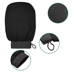 <span class=keywords><strong>Gant</strong></span> exfoliant premium personnalisé avec logo pour gommage corporel, gants de bain, exfoliant corporel pour l'élimination du bronzage artificiel et la kératose pilaire - Product Image 3