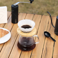 Tenrey 6PCS Coffee Sets Gift Box Verser sur une bouilloire à café Coffee & Tea Sets pour le voyage