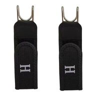 Ceinture portable à velcro réglable avec crochet en fer, ceinture élastique pour hommes et femmes