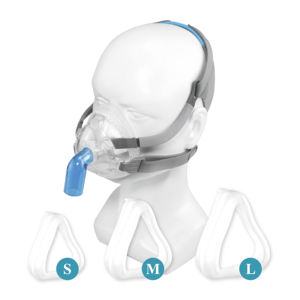 Masque facial souple universel réutilisable pour thérapie <span class=keywords><strong>du</strong></span> <span class=keywords><strong>sommeil</strong></span> CPAP Bipap, demi-masque pour l'<span class=keywords><strong>apnée</strong></span> <span class=keywords><strong>du</strong></span> <span class=keywords><strong>sommeil</strong></span>, <span class=keywords><strong>traitement</strong></span> anti-<span class=keywords><strong>ronflement</strong></span> - Product Image 6