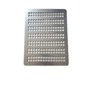 Placa Metálica Perforada de Acero Inoxidable 019, Piezas de Ferretería para Estampado Profundo, Punzonado, Doblado, Corte y Conformado - Product Image 1