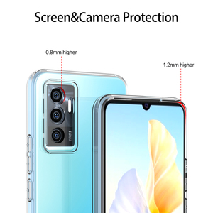 เคสโทรศัพท์มือถือ โรงงานผลิต เคสใส TPU หนา 2.0 มม. สำหรับ <span class=keywords><strong>Vivo</strong></span> X70 <span class=keywords><strong>Pro</strong></span> Plus 5G S12 T1 Y55 V23E Y33S Y75 - Product Image 2