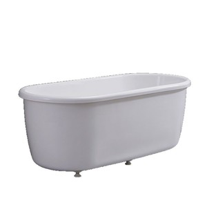 Bañera Ovalada Moderna Independiente de Acrílico, Tamaño Adulto, Duradera, para Uso Doméstico - Product Image 5
