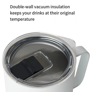 12Oz Đôi Chân Không Cách Nhiệt 304 Thép Không Gỉ Cốc Xử Lý Cup Cho Văn Phòng Thể Thao Ngoài Trời Bia Cách Nhiệt Văn Phòng Cốc Cà Phê - Product Image 4