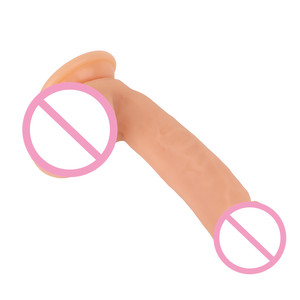 Dildo silikon cair besar 100% dengan harga rendah mainan seks wanita dasar hisap kuat <span class=keywords><strong>Penis</strong></span> palsu realistis untuk permainan seksual Anal pria - Product Image 2
