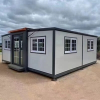 Construction rapide Pliable Préfabriqué Villa Étanche Conteneur Extensible Maison Isolé Préfabriqué Pliant Mobile Portable Maison 20FT