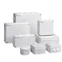 Boîte de jonction de câbles étanche en plastique ABS ZLELE pour extérieur, 200*200*80mm, IP65, avec prise en caoutchouc, boîtier pour instruments électroniques, Chine ZHE