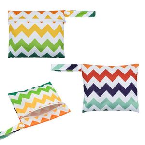 Custom Logo Reusable Mini Wet Cloth <b>Menstrual</b> Breast <b>Pads</b> 7X5.5 Inch Swim Diaper Zipper Bag Promotional Gifts - Product Image 2