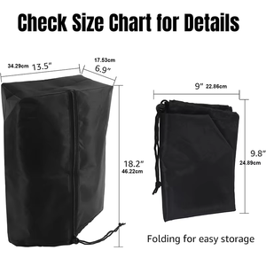 Funda Impermeable <span class=keywords><strong>para</strong></span> Torre <span class=keywords><strong>de</strong></span> <span class=keywords><strong>Cerveza</strong></span> Kegerator, Funda Individual/Doble con Cremallera y Cordón Ajustable, Apta <span class=keywords><strong>para</strong></span> Interiores o Exteriores, a Prueba <span class=keywords><strong>de</strong></span> Polvo - Product Image 4